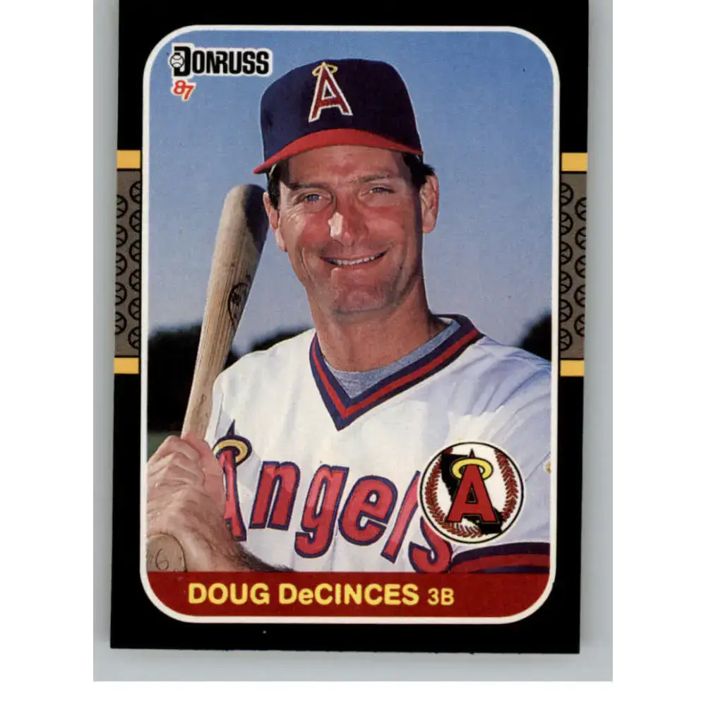 1987 Donruss #356 Doug DeCinces EX Excellent California Angels Baseball Card - Baseball Card Single
