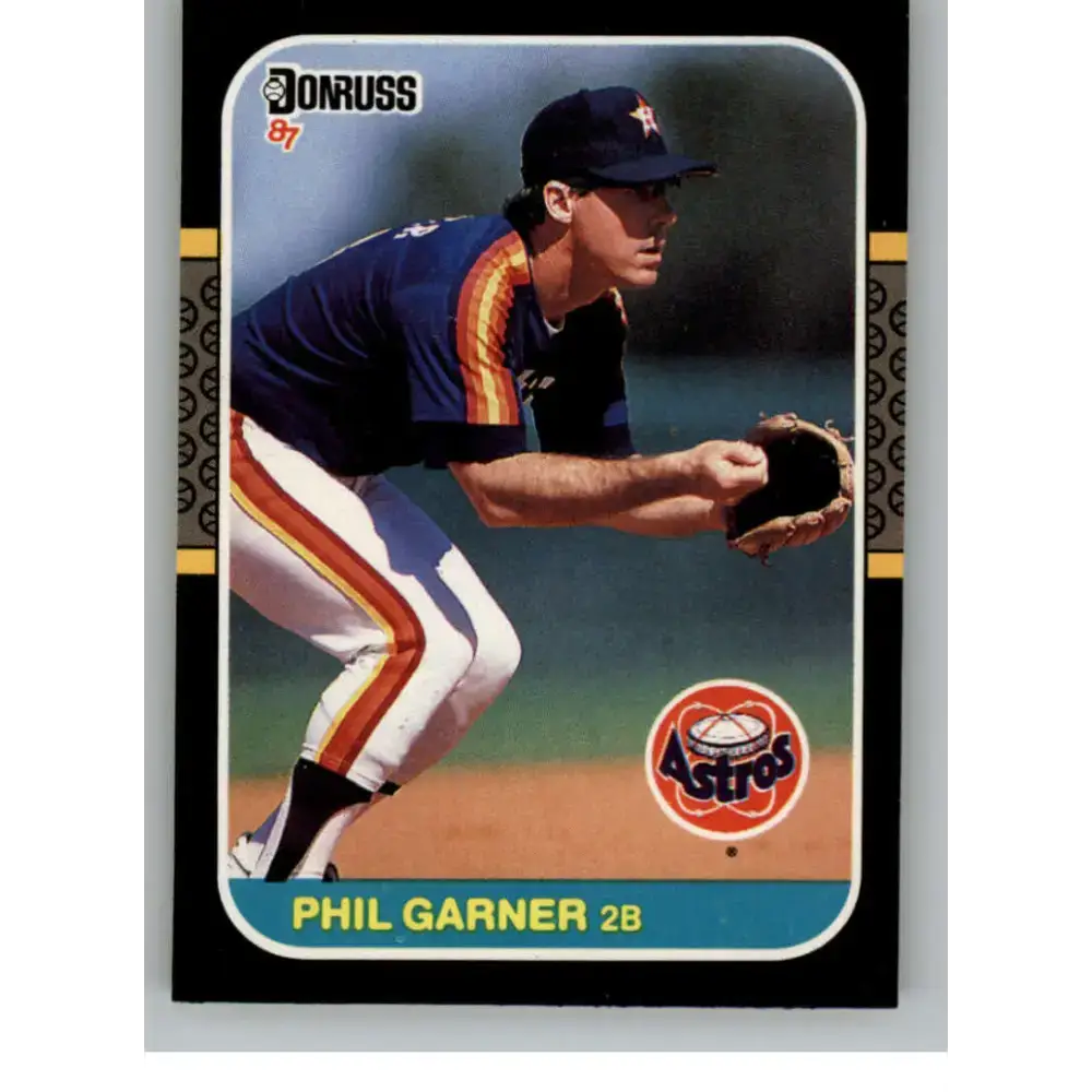 1987 Donruss #358 Phil Garner EX Excellent Houston Astros Baseball Card - Baseball Card Single