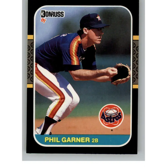 1987 Donruss #358 Phil Garner EX Excellent Houston Astros Baseball Card