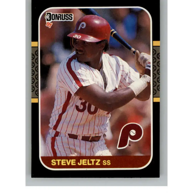 1987 Donruss #359 Steve Jeltz EX Excellent Philadelphia Phillies Baseball Card - Baseball Card Single
