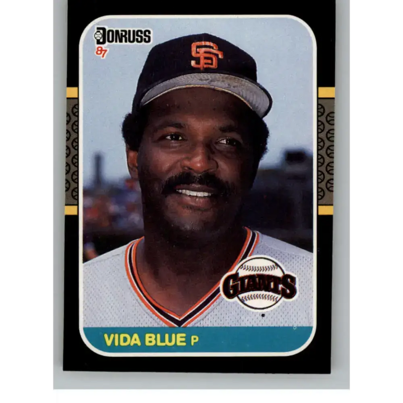1987 Donruss #362 Vida Blue EX Excellent San Francisco Giants Baseball Card - Baseball Card Single