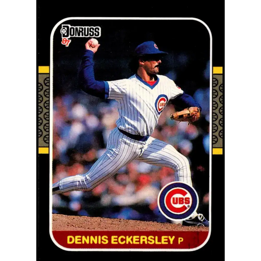 1987 Donruss #365 Dennis Eckersley EX Excellent Chicago Cubs Baseball Card