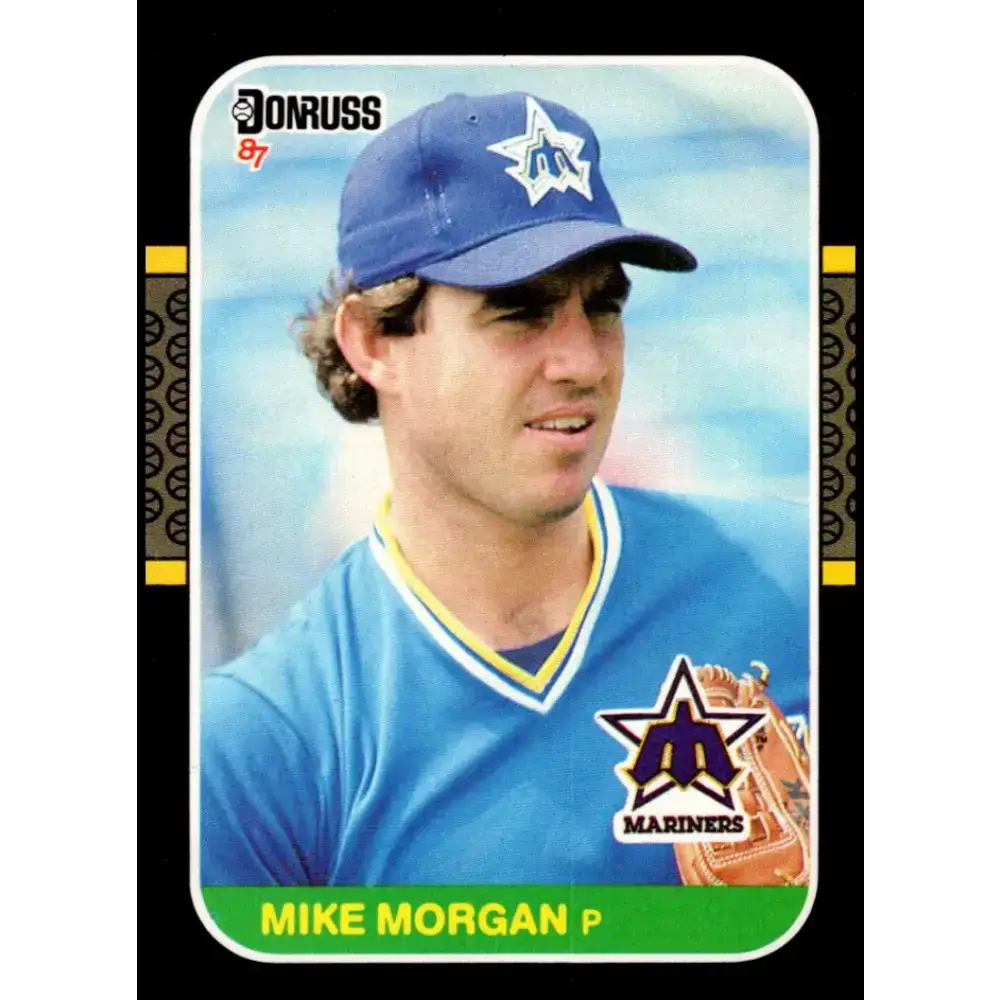 1987 Donruss #366 Mike Morgan EX Excellent Seattle Mariners Baseball Card - Baseball Card Single