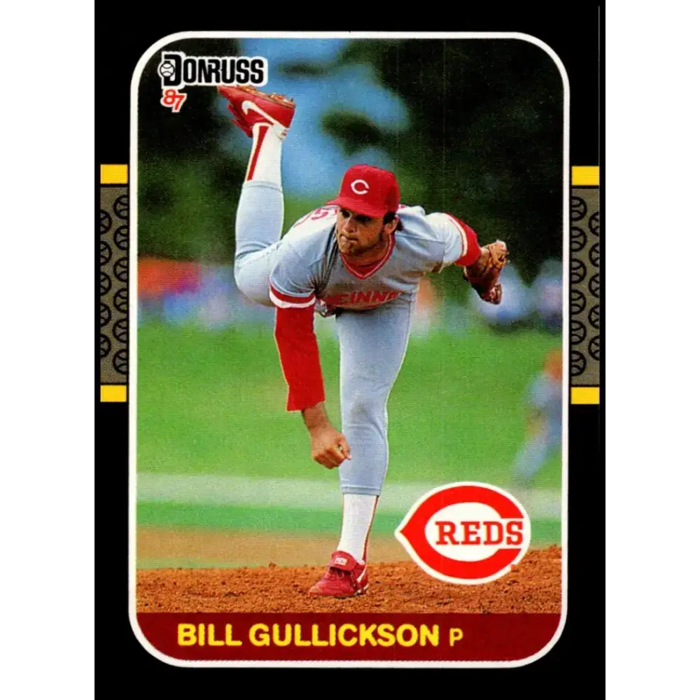 1987 Donruss #369 Bill Gullickson EX Excellent Cincinnati Reds Baseball Card - Baseball Card Single