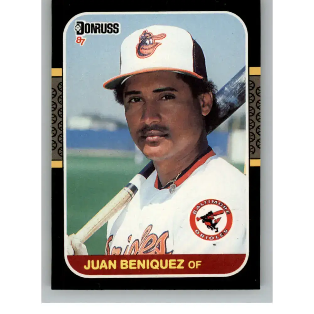 1987 Donruss #371 Juan Beniquez EX Excellent Baltimore Orioles Baseball Card - Baseball Card Single