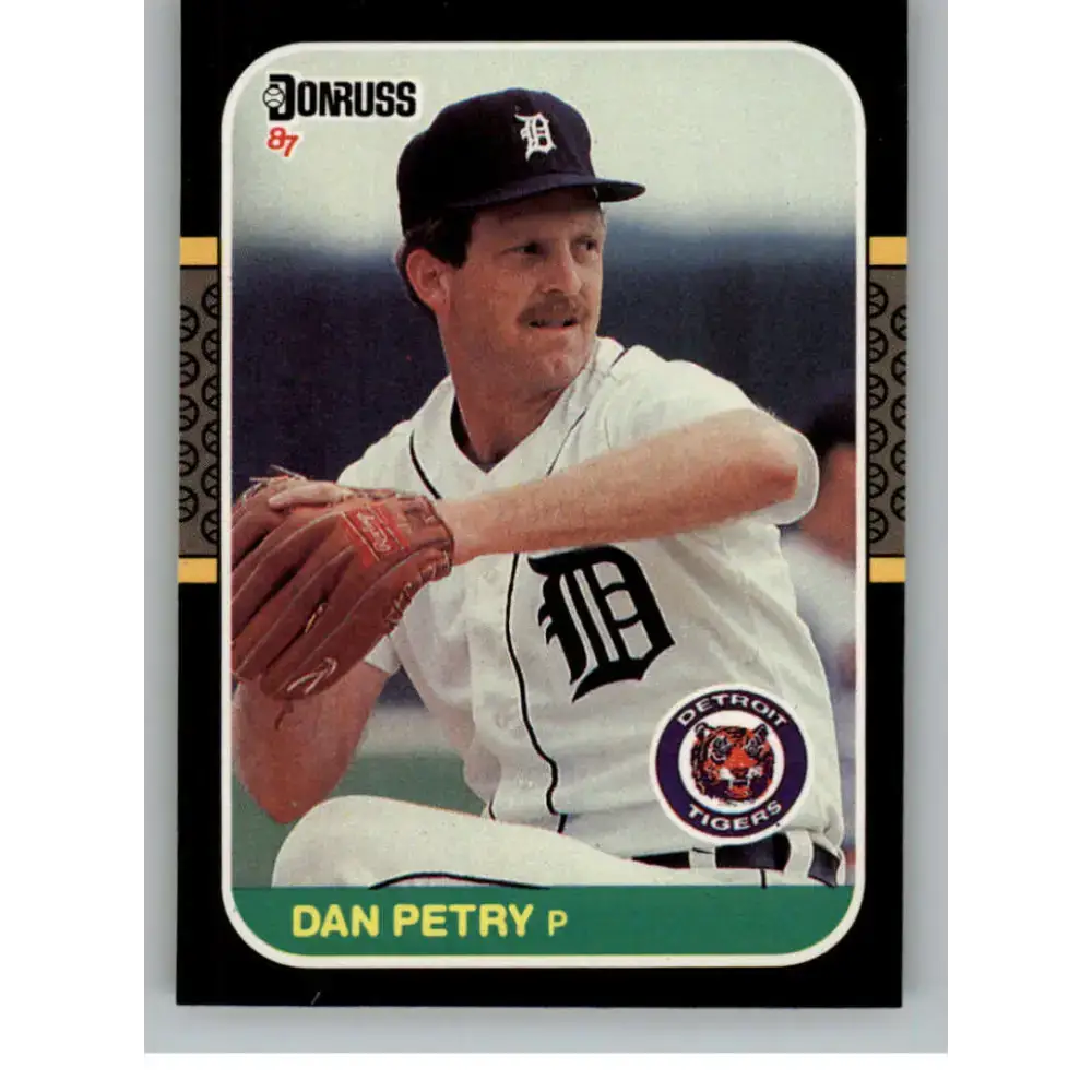 1987 Donruss #373 Dan Petry EX Excellent Detroit Tigers Baseball Card