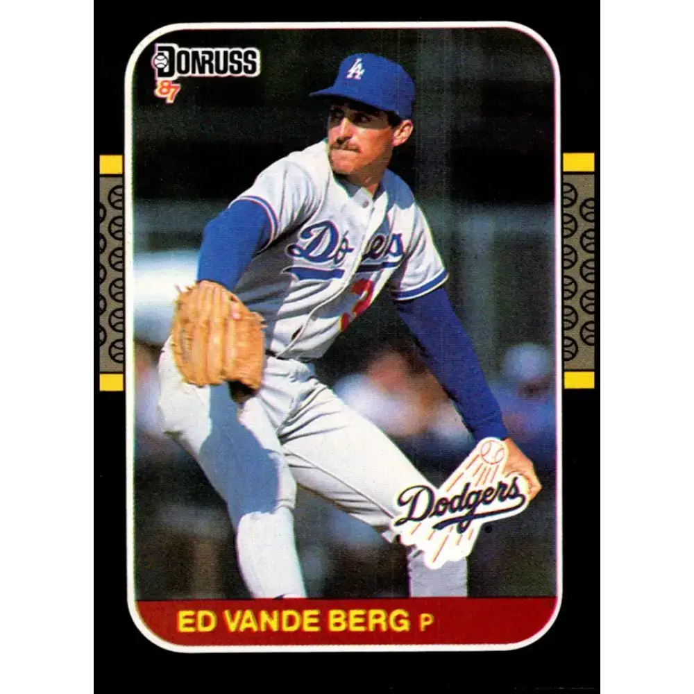 1987 Donruss #376 Ed Vande Berg EX Excellent Los Angeles Dodgers Baseball Card