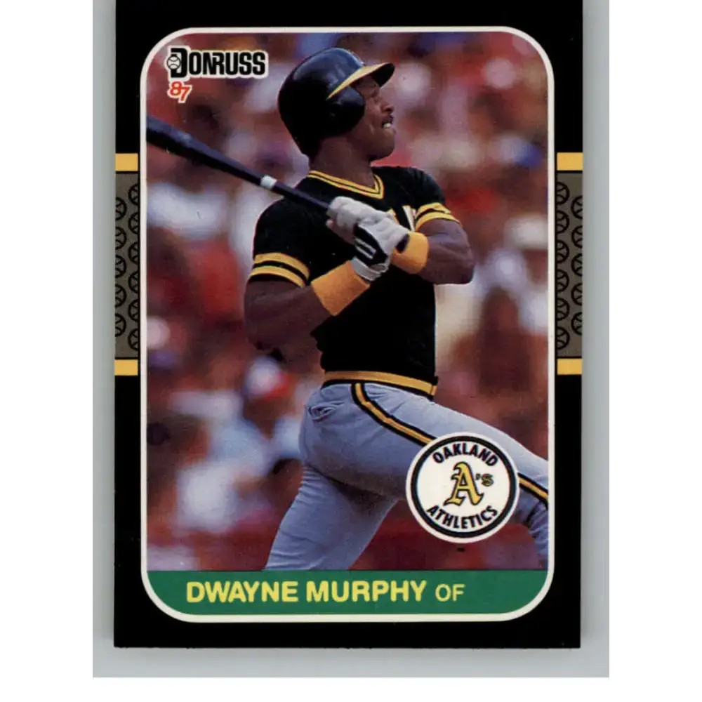1987 Donruss #379 Dwayne Murphy EX Excellent Oakland Athletics Baseball Card - Baseball Card Single