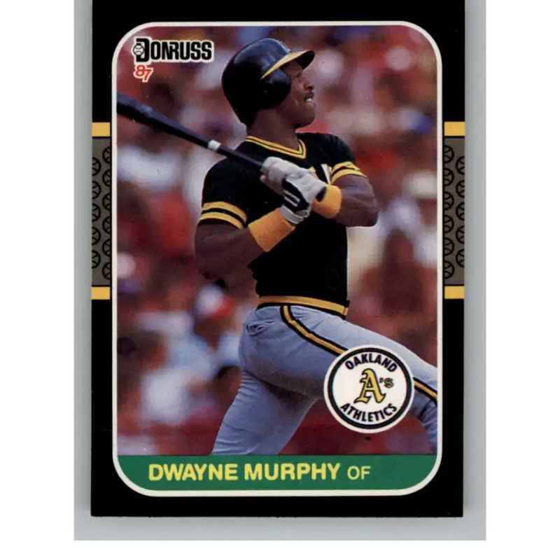 1987 Donruss #379 Dwayne Murphy EX Excellent Oakland Athletics Baseball Card - Baseball Card Single