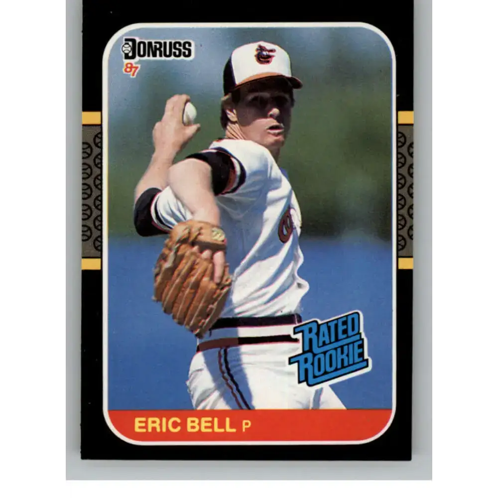 1987 Donruss #39 Eric Bell EX Excellent RC Rookie Baltimore Orioles Baseball Card - Baseball Card Single