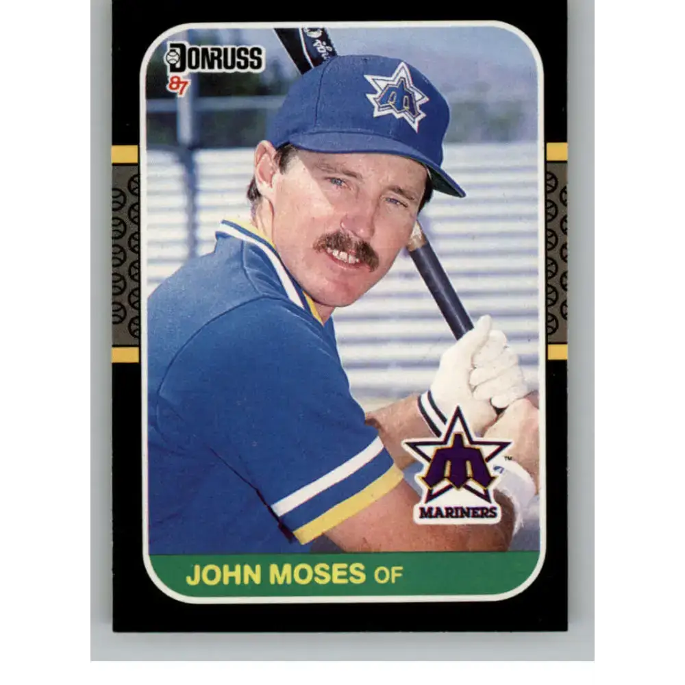 1987 Donruss #393 John Moses EX Excellent Seattle Mariners Baseball Card - Baseball Card Single