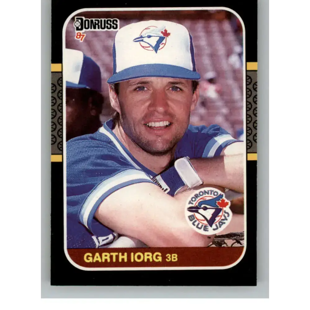 1987 Donruss #394 Garth Iorg EX Toronto Blue Jays Baseball Card