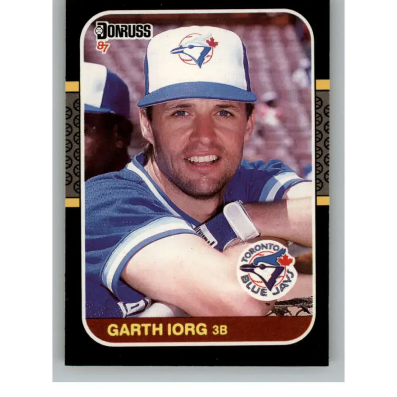 1987 Donruss #394 Garth Iorg EX Toronto Blue Jays Baseball Card - Baseball Card Single