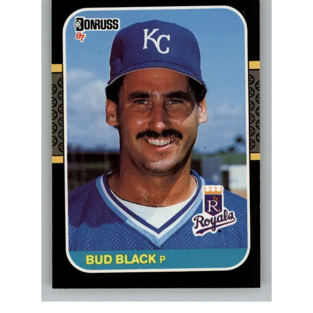 1987 Donruss #404 Bud Black EX Excellent Kansas City Royals Baseball Card