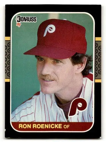 1987 Donruss #412 Ron Roenicke Philadelphia Phillies Baseball Cards ID:59127