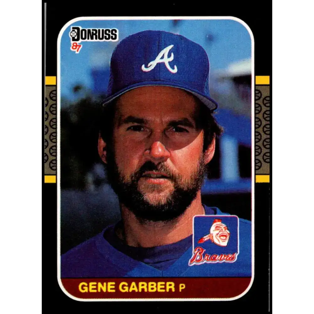1987 Donruss #414 Gene Garber EX Excellent Atlanta Braves Baseball Card - Baseball Card Single