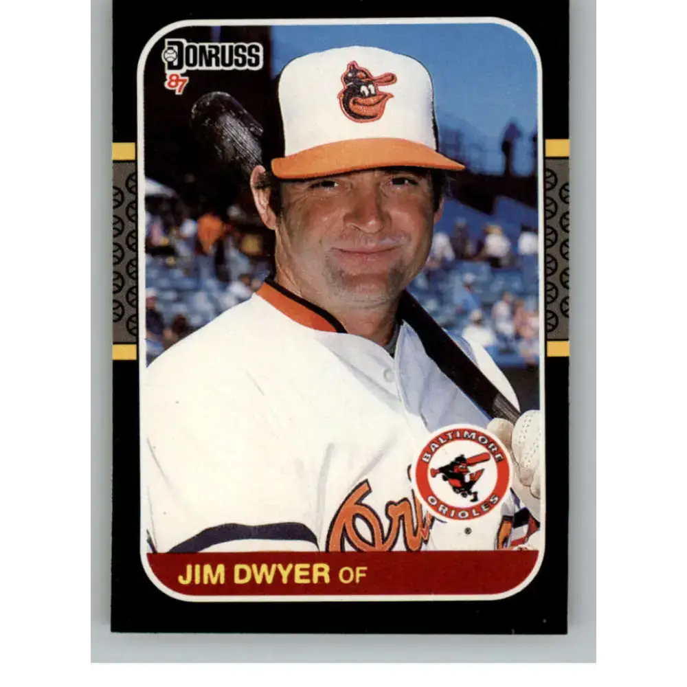 1987 Donruss #418 Jim Dwyer EX Excellent Baltimore Orioles Baseball Card - Baseball Card Single