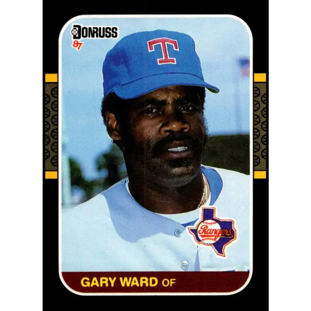 1987 Donruss #427 Gary Ward EX Excellent Texas Rangers Baseball Card - Baseball Card Single