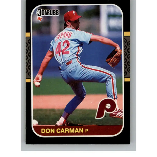 1987 Donruss #432 Don Carman EX Excellent Philadelphia Phillies Baseball Card