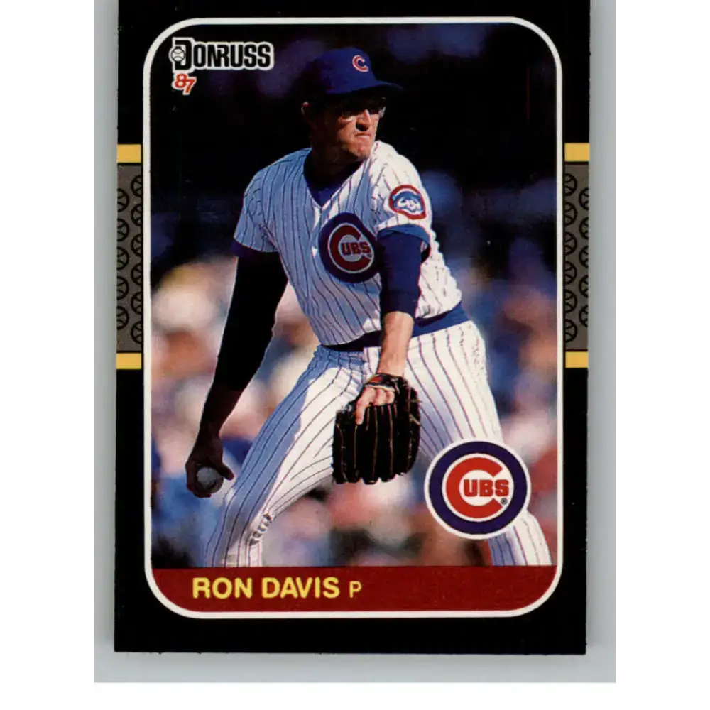 1987 Donruss #438 Ron Davis EX Excellent Chicago Cubs Baseball Card - Baseball Card Single