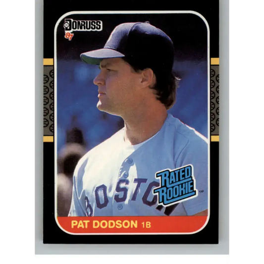 1987 Donruss #44 Pat Dodson EX Excellent RC Rookie Boston Red Sox Baseball Card - Baseball Card Single