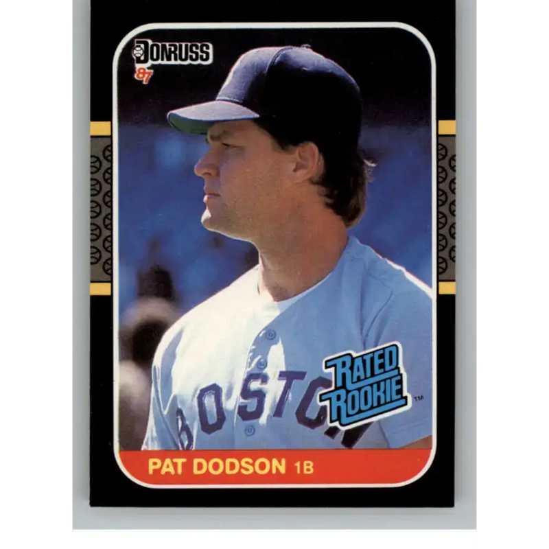 1987 Donruss #44 Pat Dodson EX Excellent RC Rookie Boston Red Sox Baseball Card - Baseball Card Single