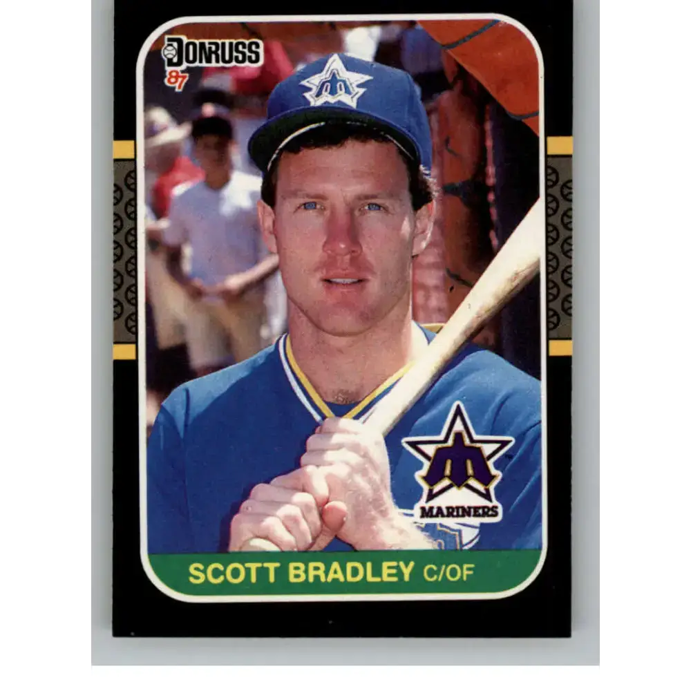 1987 Donruss #440 Scott Bradley EX Excellent Seattle Mariners Baseball Card - Baseball Card Single