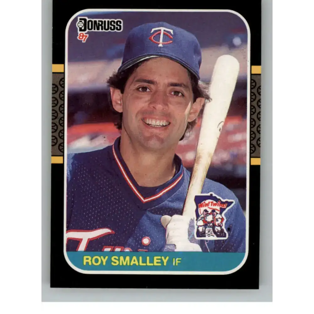 1987 Donruss #443 Roy Smalley EX Excellent Minnesota Twins Baseball Card - Baseball Card Single
