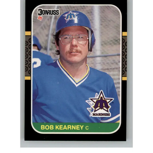 1987 Donruss #445 Bob Kearney EX Excellent Seattle Mariners Baseball Card