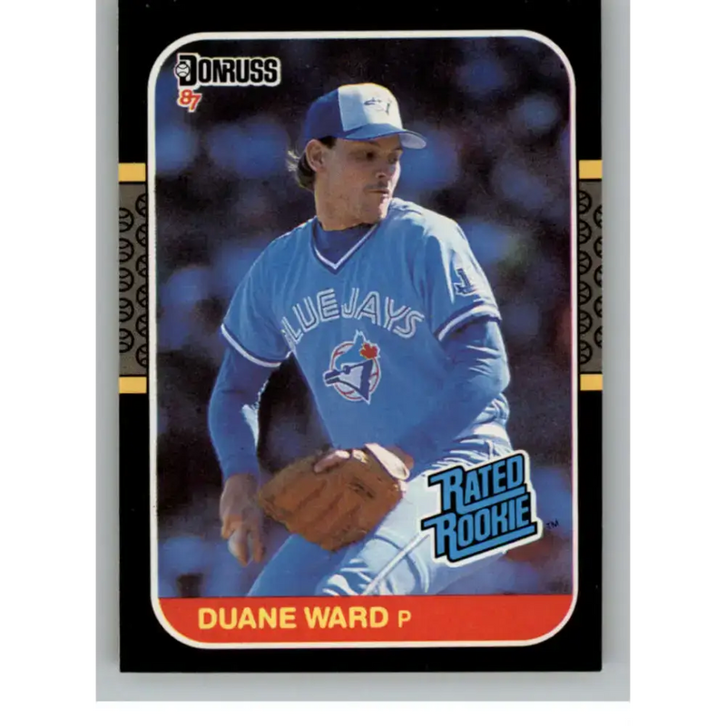 1987 Donruss #45 Duane Ward EX Excellent RC Rookie Toronto Blue Jays Baseball Card - Baseball Card Single