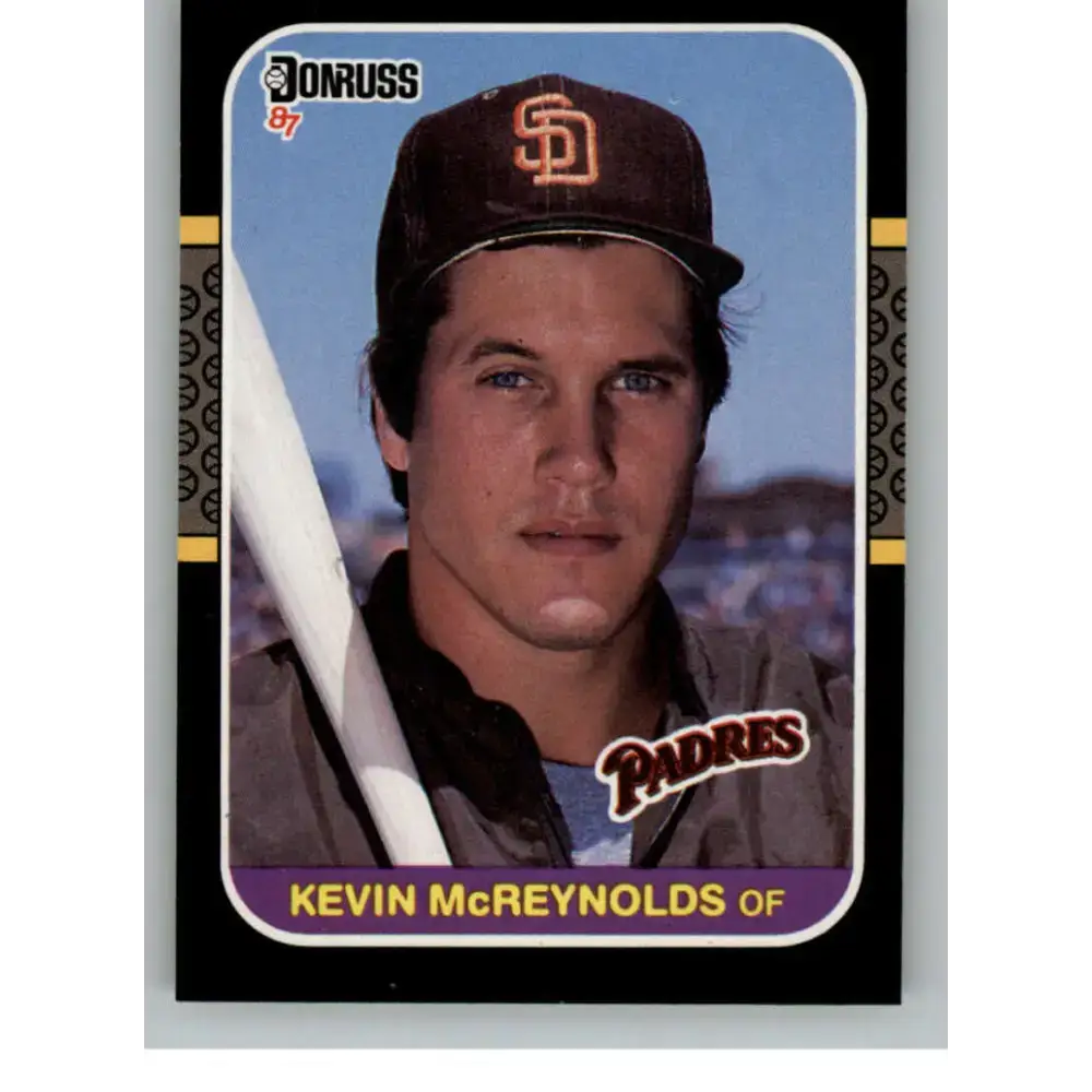 1987 Donruss #451 Kevin McReynolds EX Excellent San Diego Padres Baseball Card - Baseball Card Single