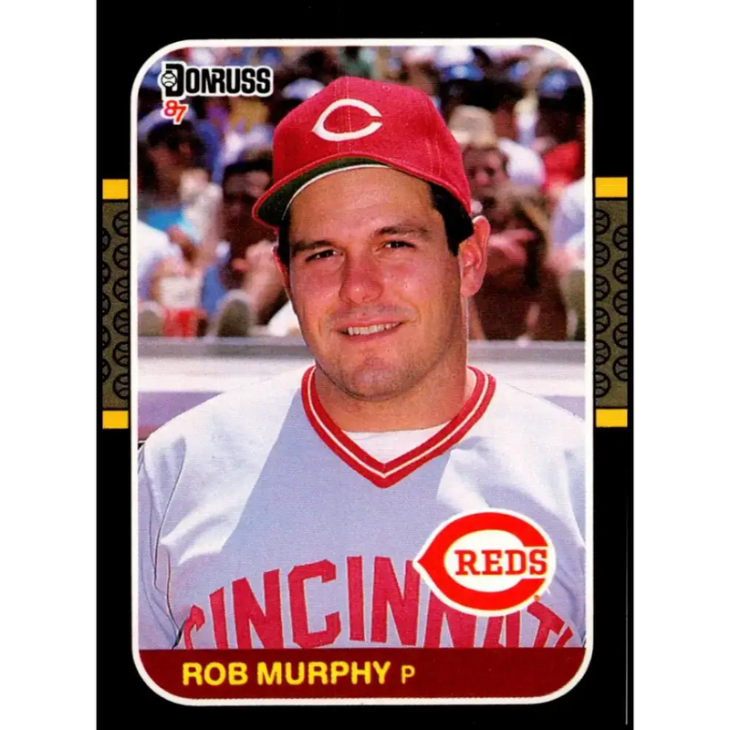 1987 Donruss #452 Rob Murphy EX Excellent RC Rookie Cincinnati Reds Baseball Card - Baseball Card Single
