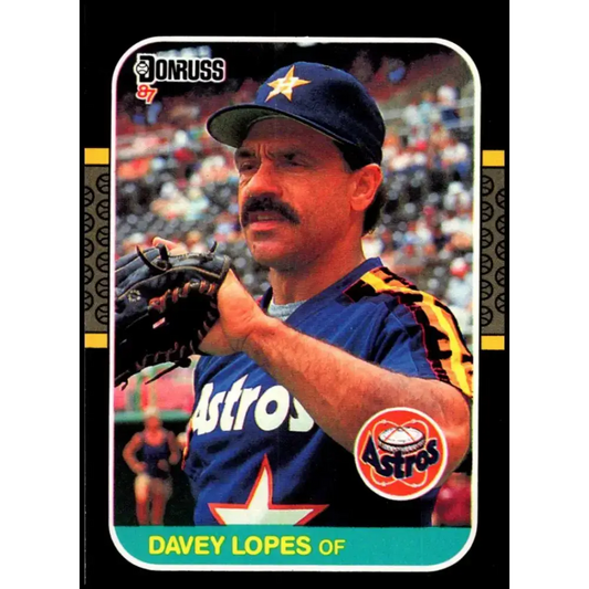 1987 Donruss #455 Davey Lopes EX Excellent Houston Astros Baseball Card