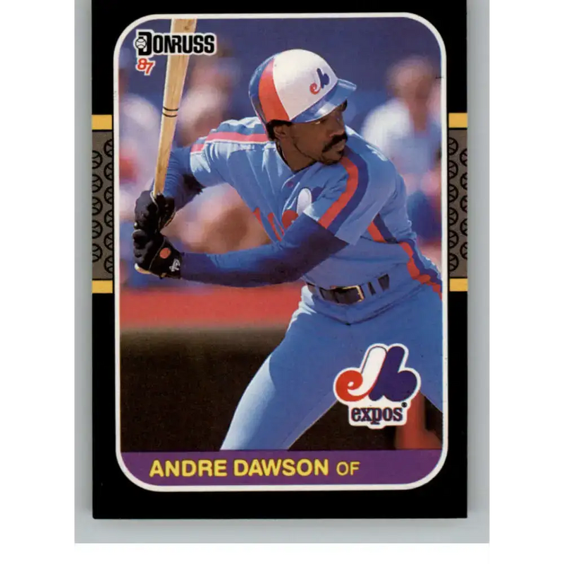 1987 Donruss #458 Andre Dawson EX Excellent Montreal Expos Baseball Card - Baseball Card Single