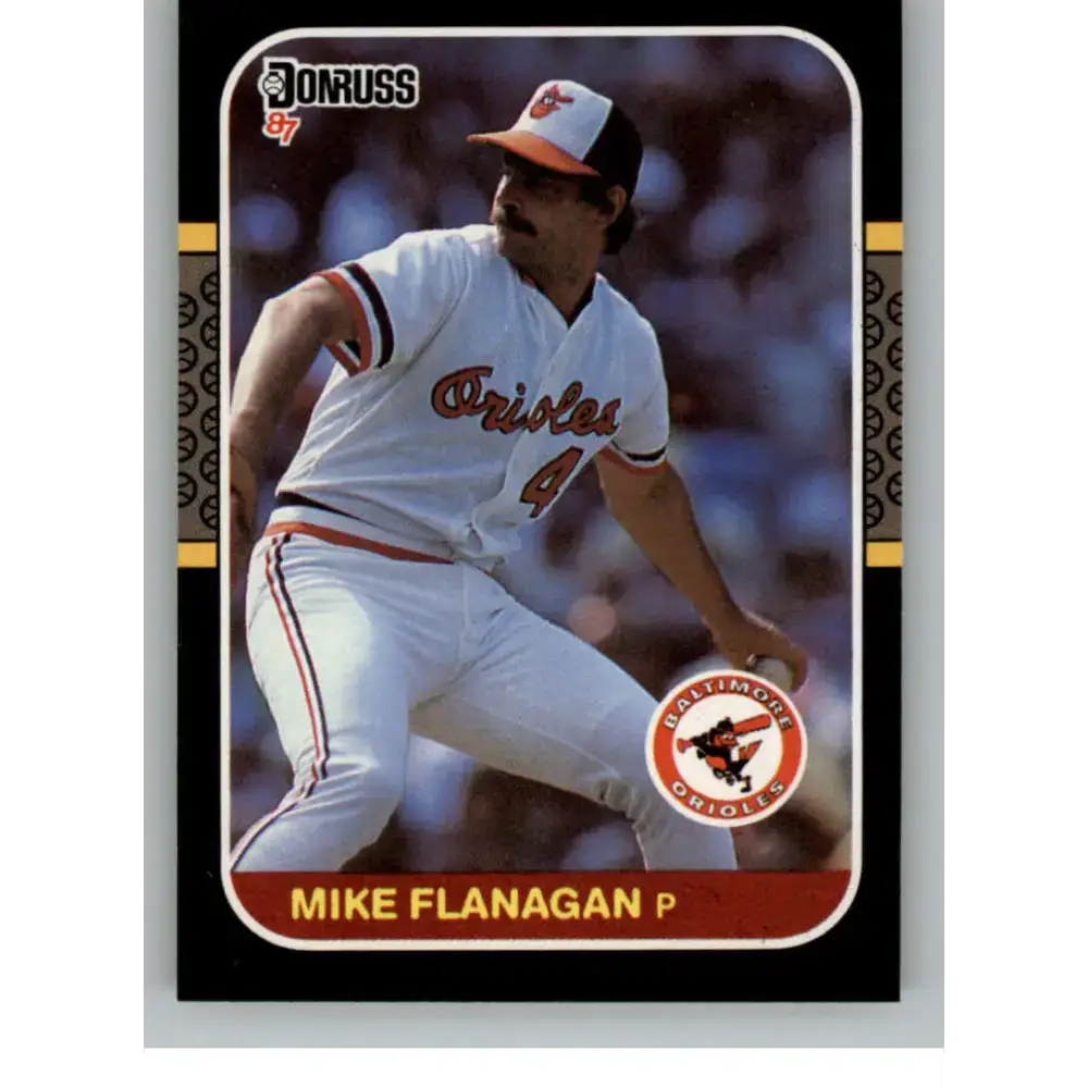 1987 Donruss #459 Mike Flanagan EX Excellent Baltimore Orioles Baseball Card - Baseball Card Single