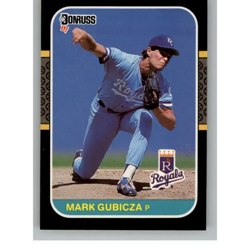 1987 Donruss #466 Mark Gubicza EX Excellent Kansas City Royals Baseball Card - Baseball Card Single