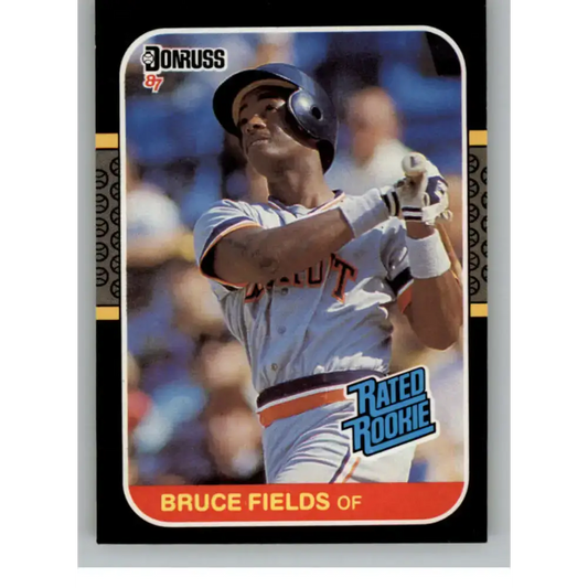 1987 Donruss #47 Bruce Fields EX Excellent RC Rookie Detroit Tigers Baseball Card