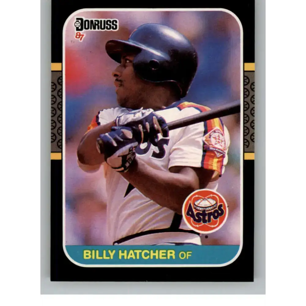 1987 Donruss #481 Billy Hatcher EX Excellent Houston Astros Baseball Card - Baseball Card Single