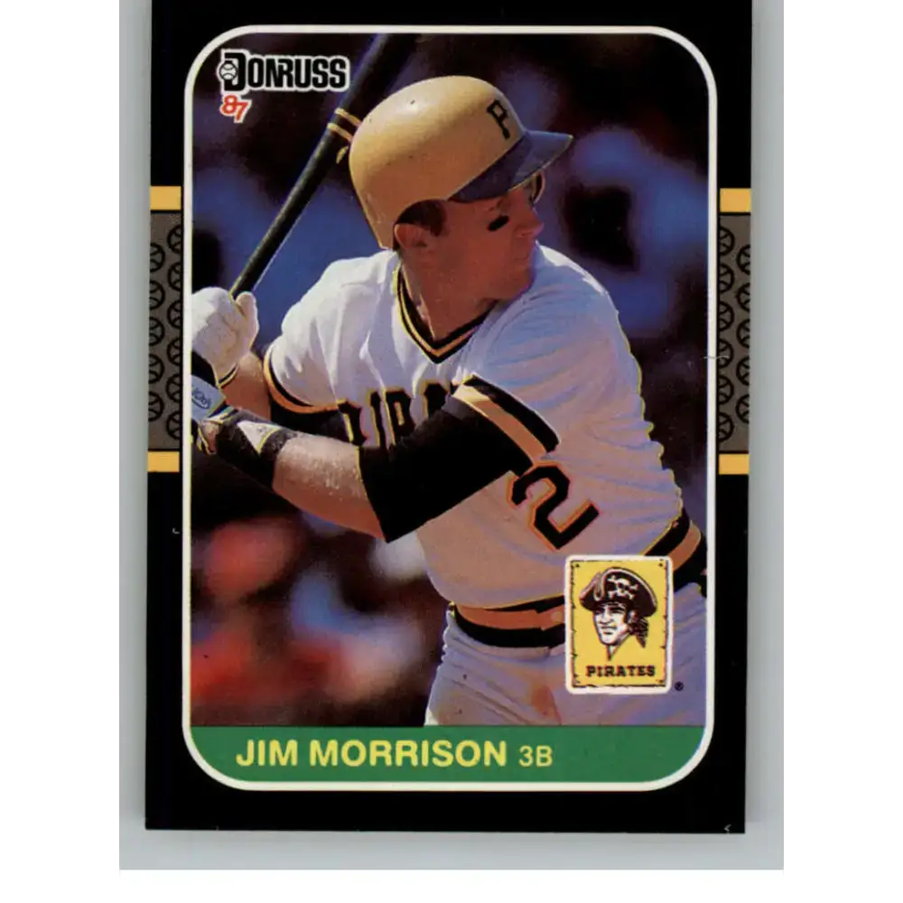 1987 Donruss #484 Jim Morrison EX Excellent Pittsburgh Pirates Baseball Card - Baseball Card Single