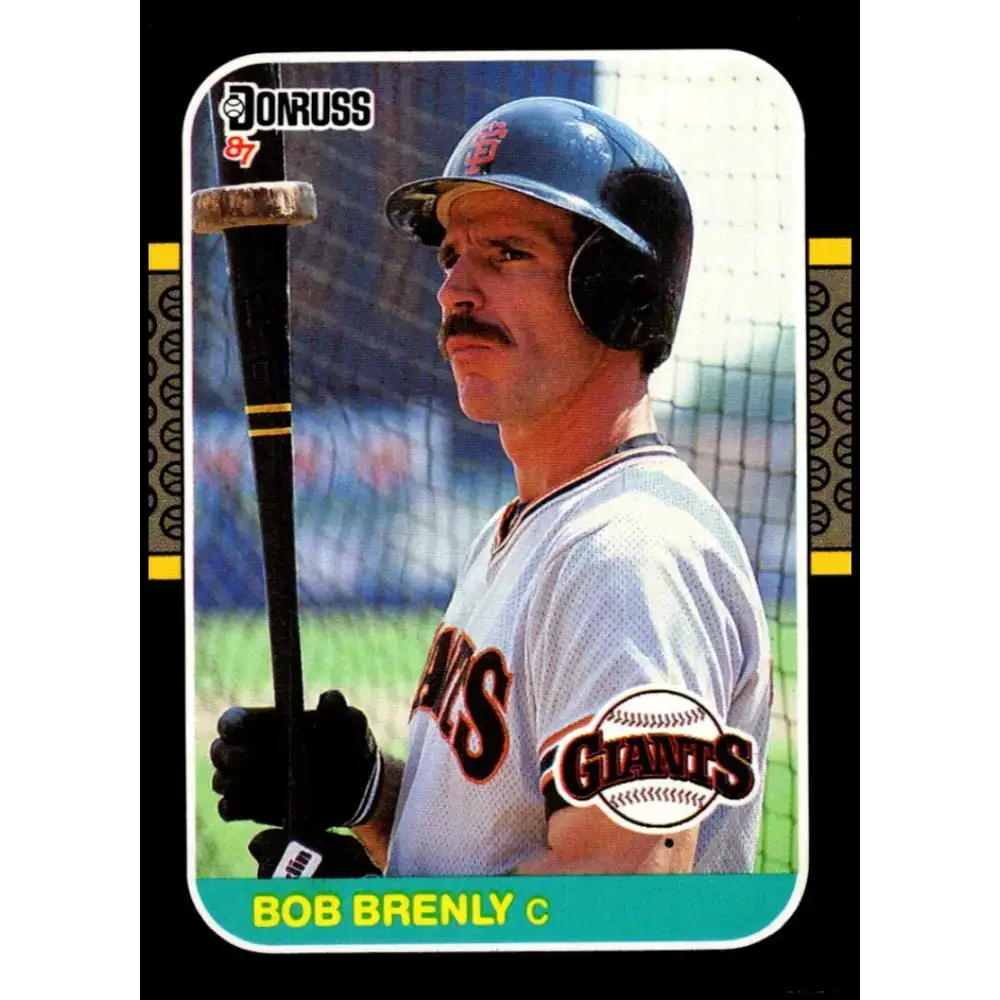 1987 Donruss #485 Bob Brenly EX Excellent San Francisco Giants Baseball Card - Baseball Card Single