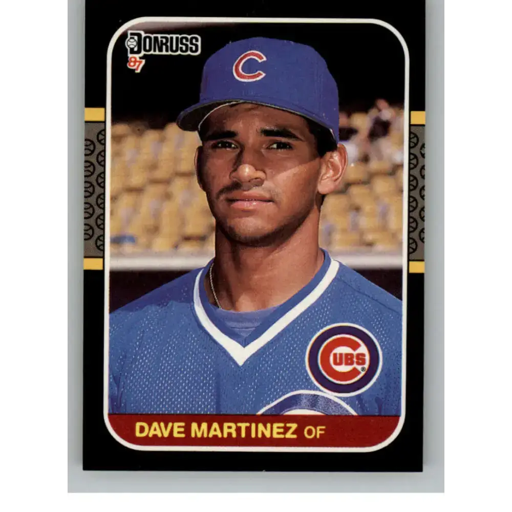 1987 Donruss #488 Dave Martinez EX Excellent RC Rookie Chicago Cubs Baseball Card