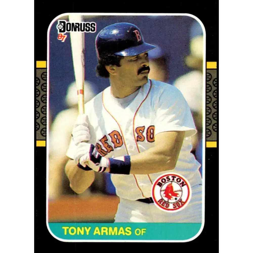 1987 Donruss #498 Tony Armas EX Boston Red Sox Baseball Card