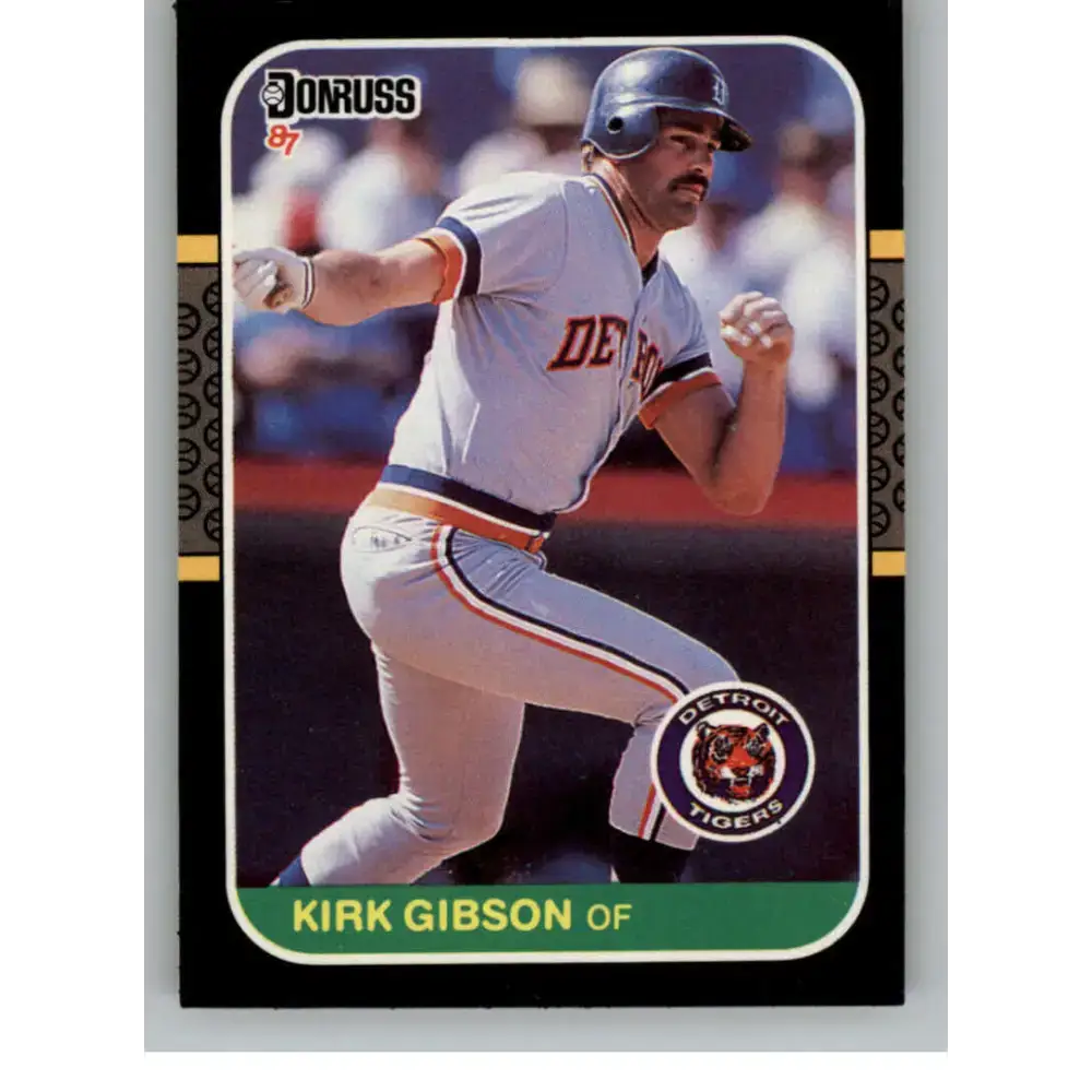 1987 Donruss #50 Kirk Gibson EX Excellent Detroit Tigers Baseball Card - Baseball Card Single