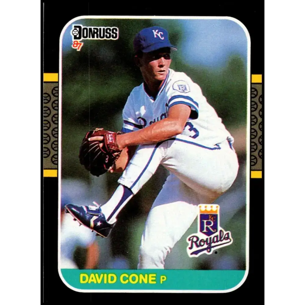 1987 Donruss #502 David Cone EX Excellent RC Rookie Kansas City Royals Baseball Card - Baseball Card Single