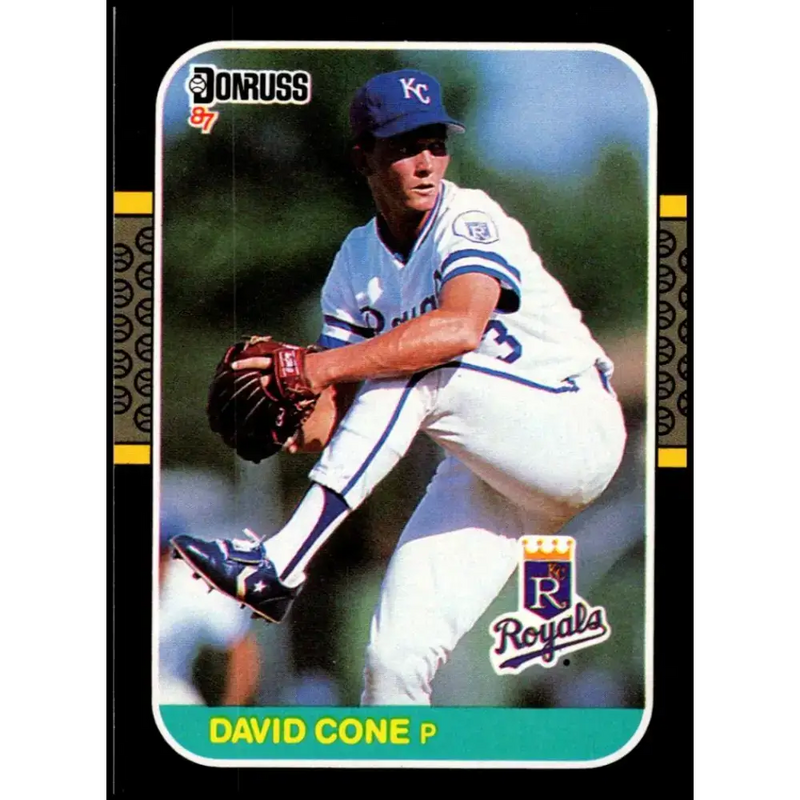 1987 Donruss #502 David Cone EX Excellent RC Rookie Kansas City Royals Baseball Card - Baseball Card Single