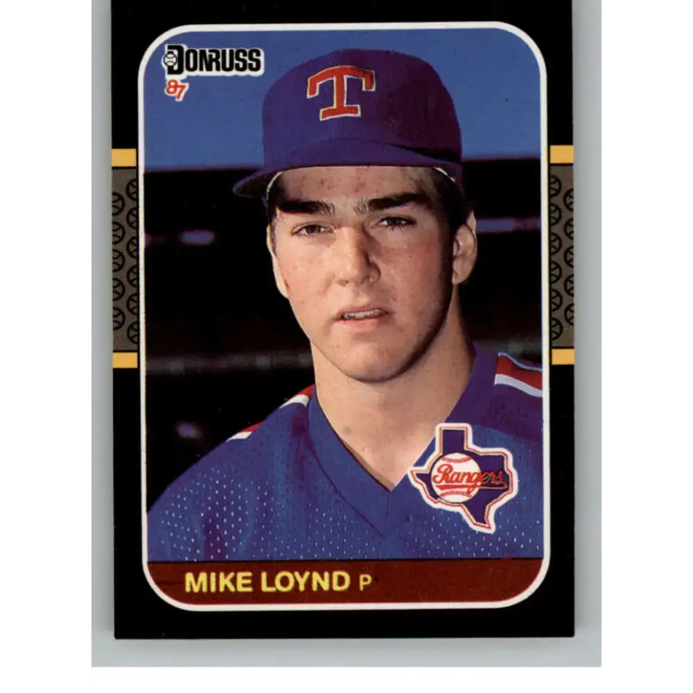 1987 Donruss #506 Mike Loynd EX Excellent RC Rookie Texas Rangers Baseball Card - Baseball Card Single