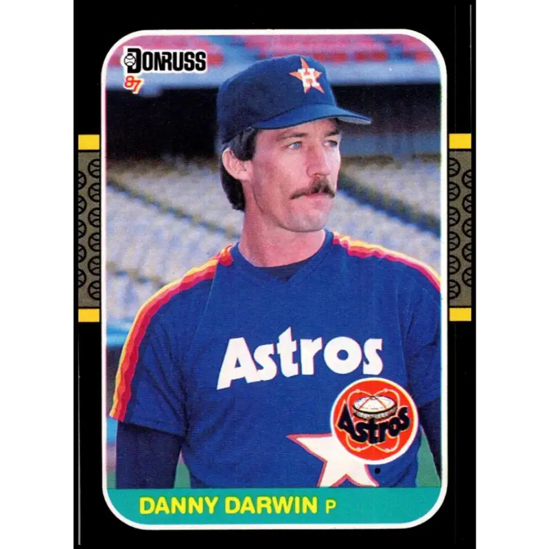 1987 Donruss #508 Danny Darwin EX Excellent Houston Astros Baseball Card - Baseball Card Single