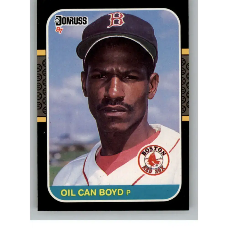 1987 Donruss #51 Oil Can Boyd EX Excellent Boston Red Sox Baseball Card - Baseball Card Single