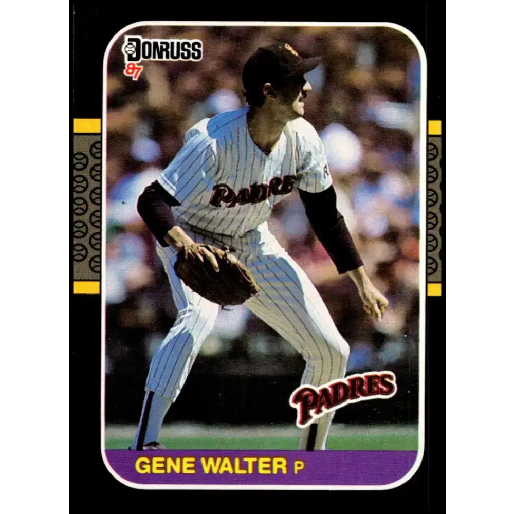 1987 Donruss #511 Gene Walter EX Excellent San Diego Padres Baseball Card - Baseball Card Single