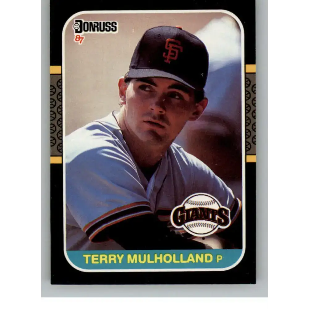 1987 Donruss #515 Terry Mulholland EX Excellent RC Rookie San Francisco Giants Baseball Card - Baseball Card Single